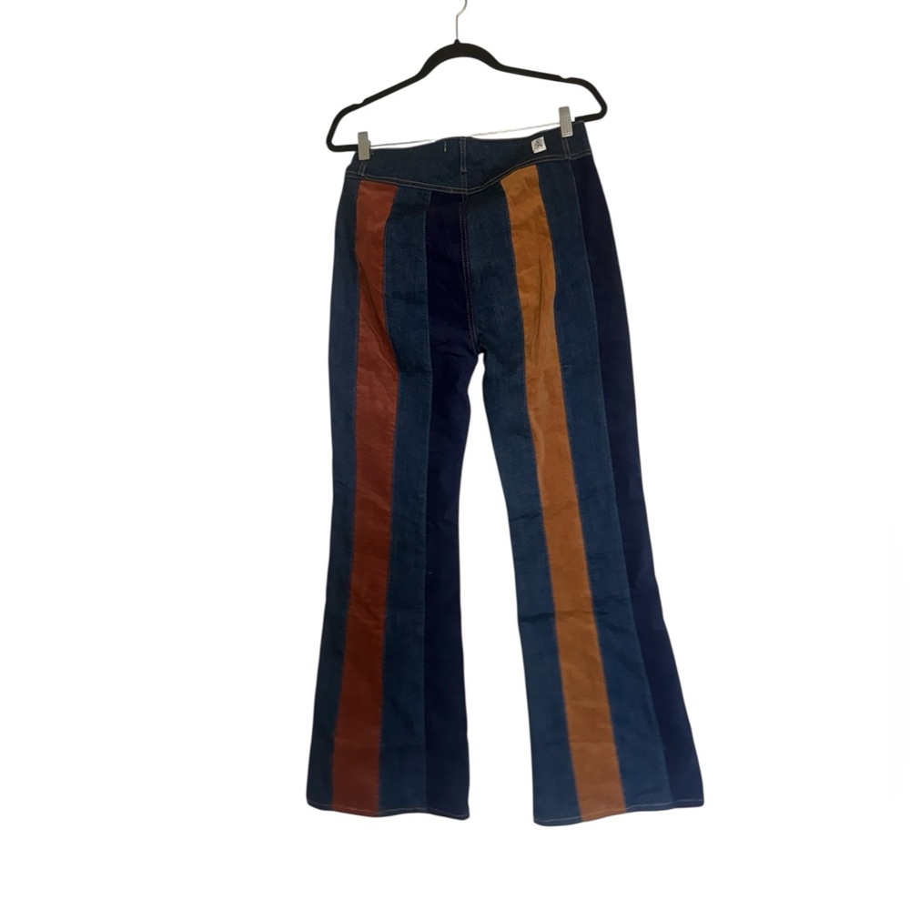 NWOT  Altar'd State Nova High Rise Suede Stripe Flare Pant 29 - Picture 5 of 5